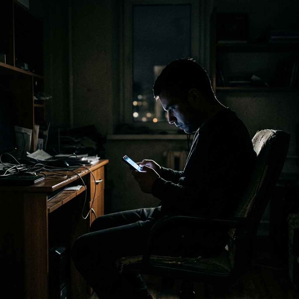 Late Night Phone Scrolling